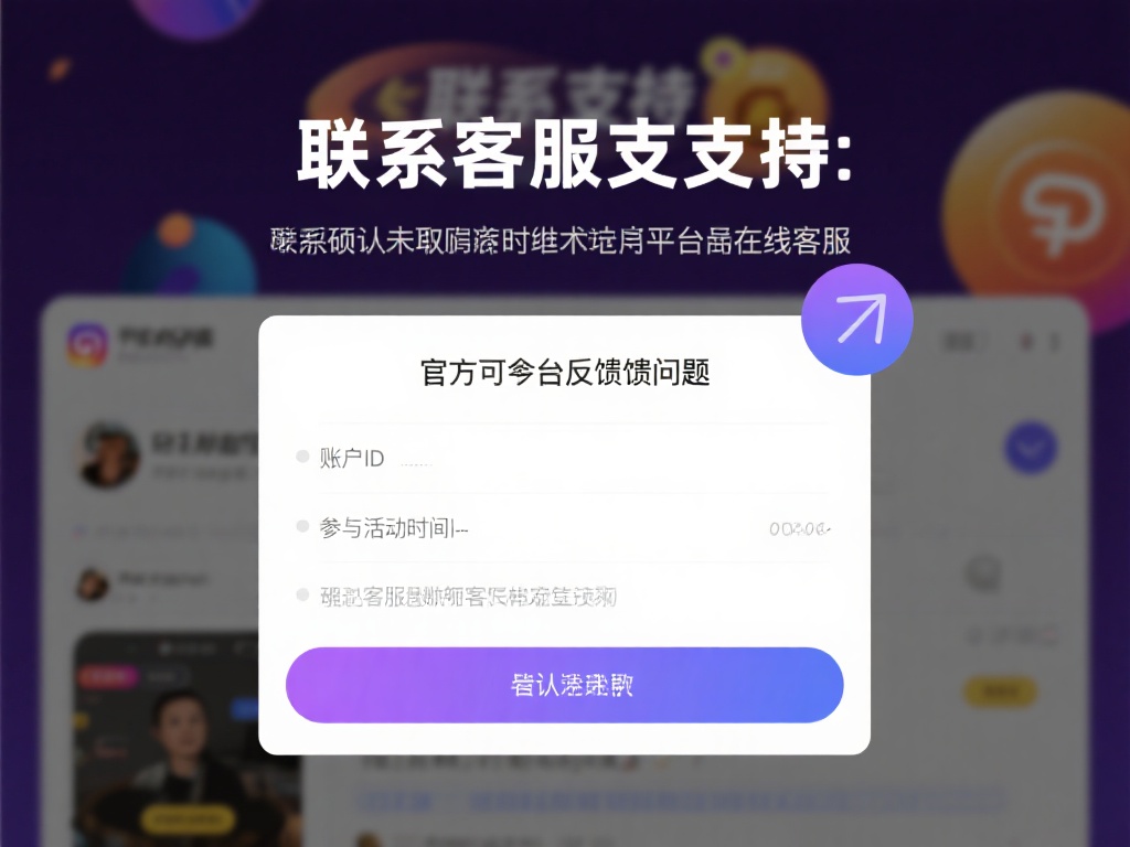 联系客服支持：如果确认未到账，及时通过平台内的在线