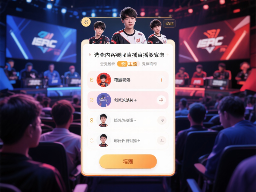 选择合适的竞猜主题：竞猜内容要与直播内容高度相关，